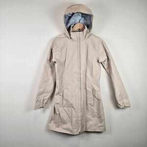 Patagonia Women's Size XS Torrentshell 3L Parka Rain Coat Jacket Oar Tan 27120